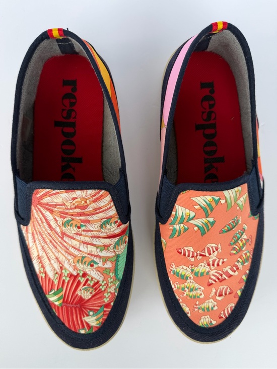 Respoke Shoes - respoKed Coral Fish-Print Slip-On Sneakers for Women